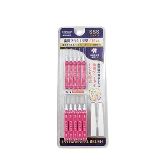 CREATE齒間刷I字型SSS15入15入【三友藥妝Tomod's】