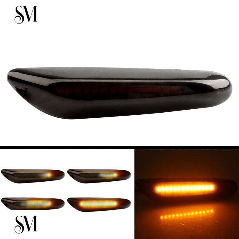 【SYM】適用於BMW寶馬方向燈側邊燈葉子板流水燈 E46 E90 E60 E88 X1 X3流水款LED