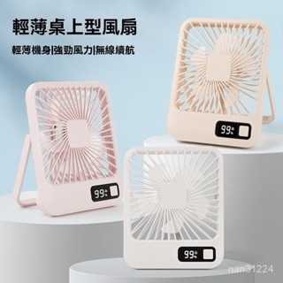 桌麵小風扇便攜充電辦公室桌上電扇學生宿捨小型電風扇大風力傢用