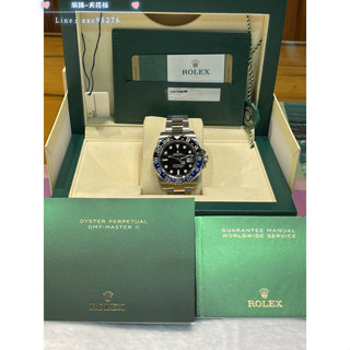 Rolex 勞力士 Gmt 二地時間 116710 藍黑圈 蝙蝠俠 2018 全新 126711 板帶腕錶