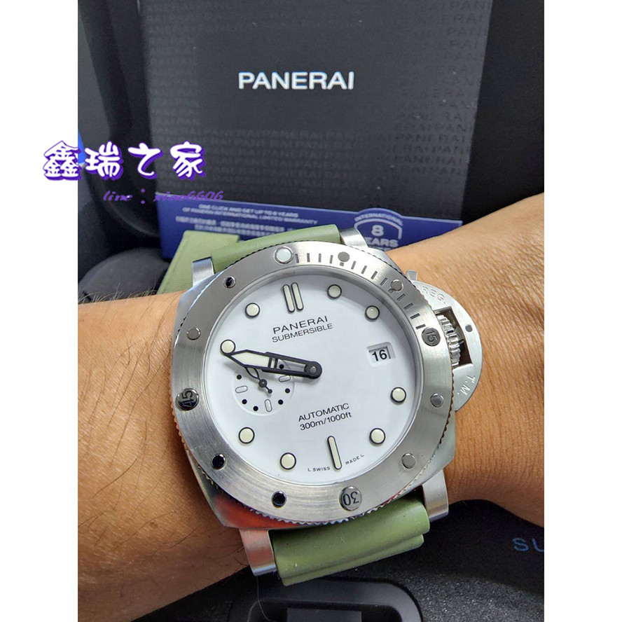 PANERAI 沛納海 Submersible PAM1226 白面 44mm 全新 22年 Pam1314