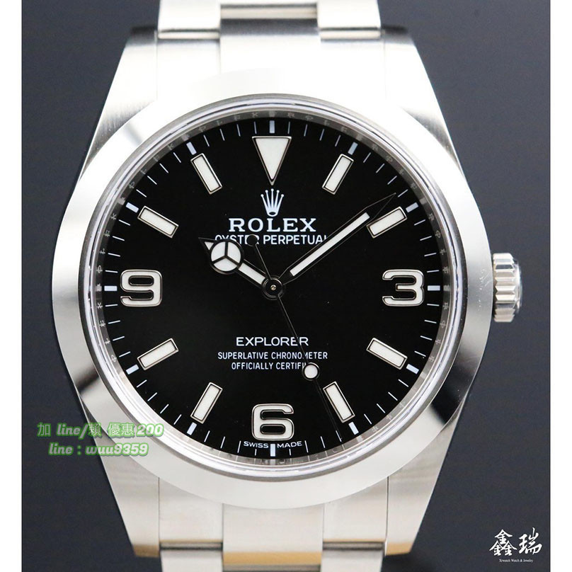 Rolex 勞力士 EXPLORER I 214270 探險家一號 不鏽鋼 39mm 盒單全 2018國內單