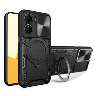 軍規防摔殼 指環推窗手機殼保護殼 VIVO V29E 5G V27 Y36 Y27 Y16 Y17S Y55手機殼保護貼