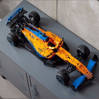 相容樂高 F1方程式 lego f1 拼裝積木 F1模型賽車 兼容樂高邁凱倫車模動力組跑車拚裝積木玩具【世順屋】