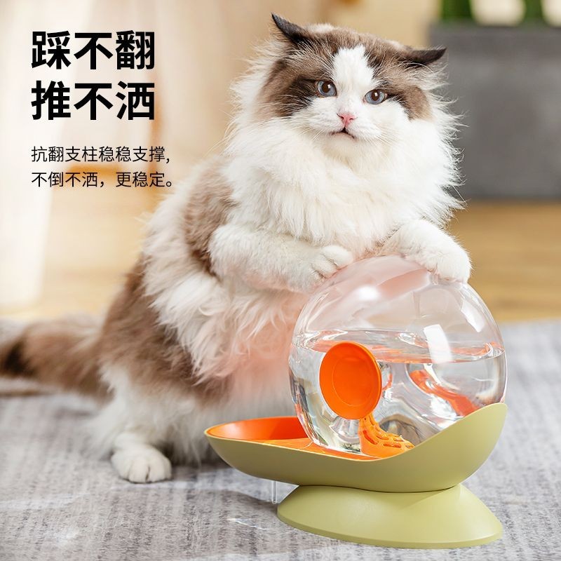🔥臺灣好貨灬🔥貓咪飲水機流動不插電寵物狗狗喝水自動餵水器過濾水碗水盆大容量