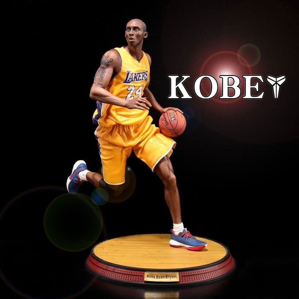 🔥優選新品⭐️科比佈萊恩特 籃球明星NBA黑曼巴kobe湖人手辦擺件模型鵰像禮物 JGUX