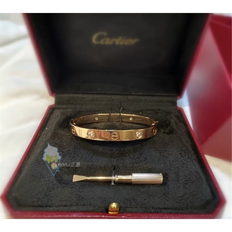 二手免運 Cartier 卡地亞 Love 寬版無鑽 手環 手鐲 B6035517 B6035617 黃金 男手環