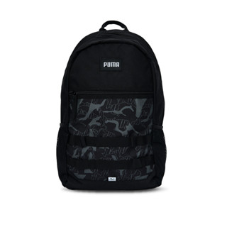 Puma Style 中性 黑 迷彩 運動包 書包 旅行包 登山包 後背包 09035401