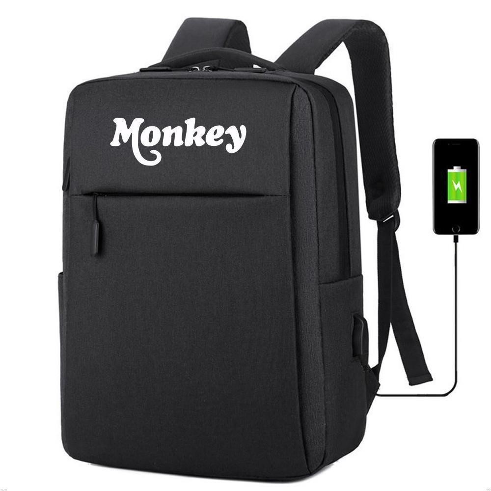 →適用於 honda monkey 125 2018-2023 新款防水背包帶 USB 充電袋男士商務旅行背包