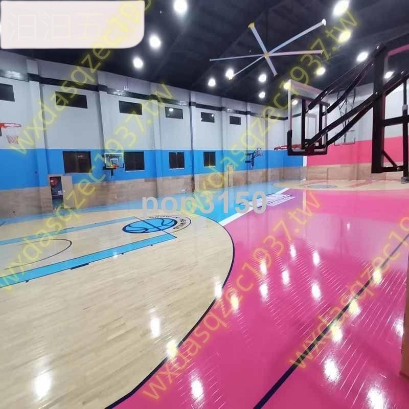 WXD五金#NBA木地板籃球場比賽場地專業運動木地板 羽毛場體育館實木地板05_075
