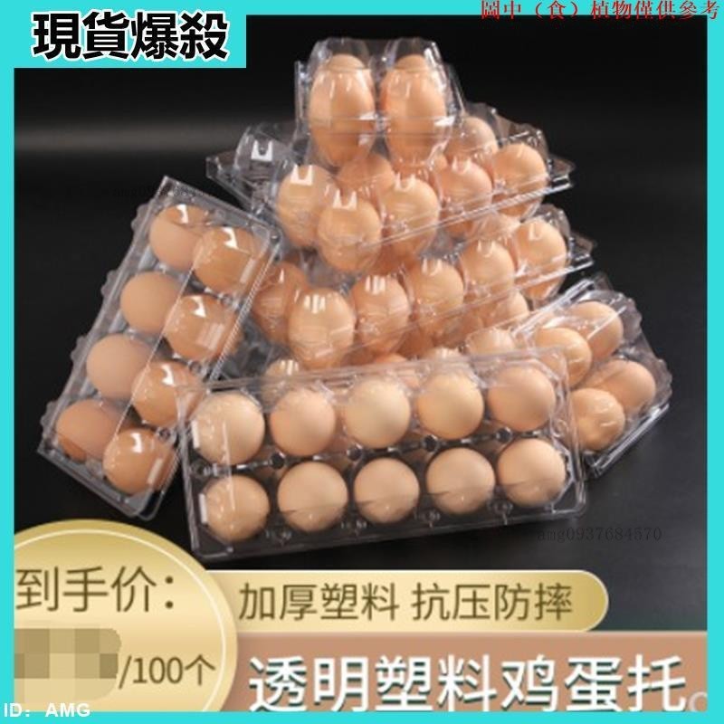 【台灣免運】#一次性雞蛋盒*一次性雞蛋盒塑膠透明多種規格超市鴨蛋土雞蛋托打包盒工廠直銷【ZG精選】