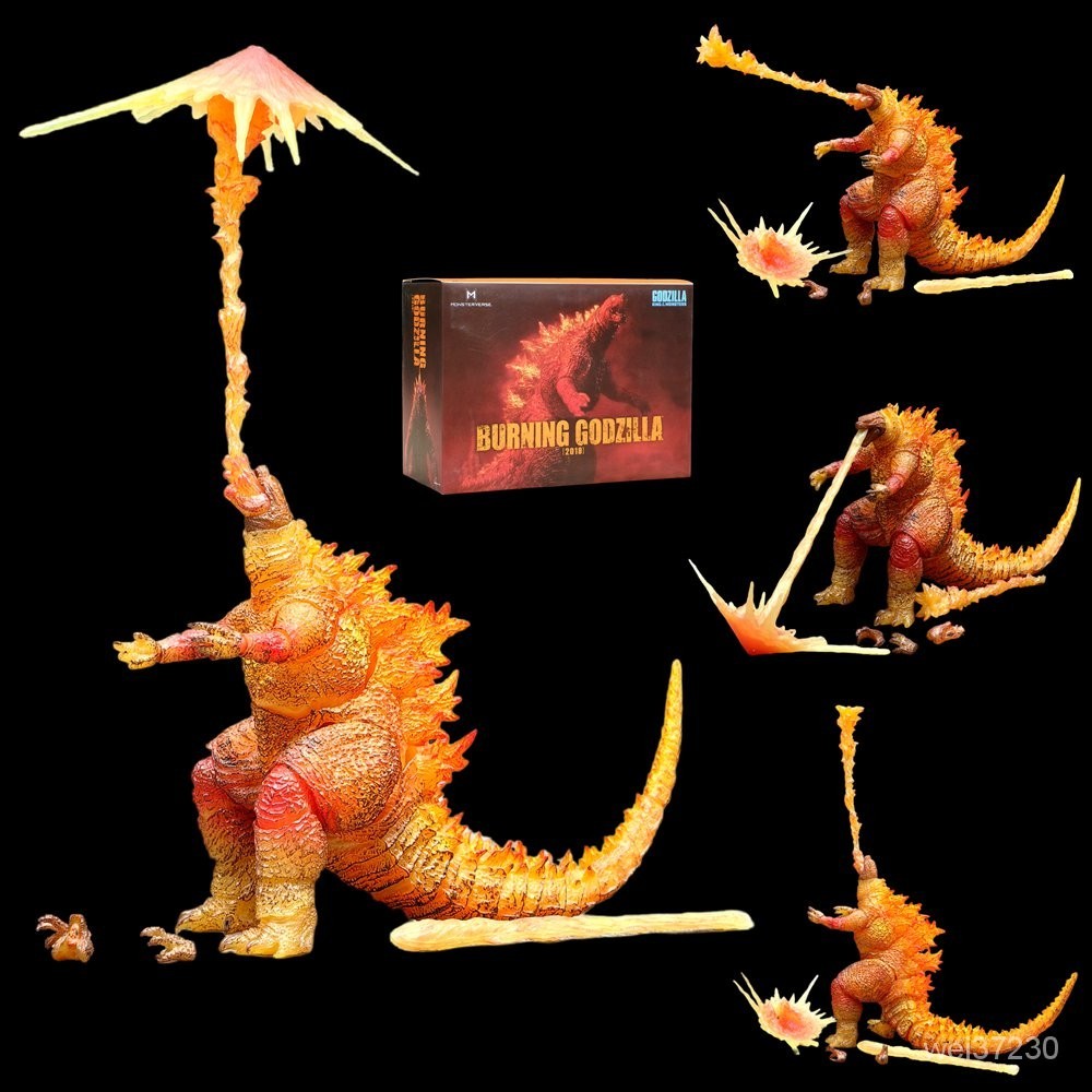 【熱銷】優質版2019SHM紅蓮哥斯拉手辦電影恐龍核能怪獸可動玩具模型擺件 哥吉拉 手辦 模型 擺件 公仔