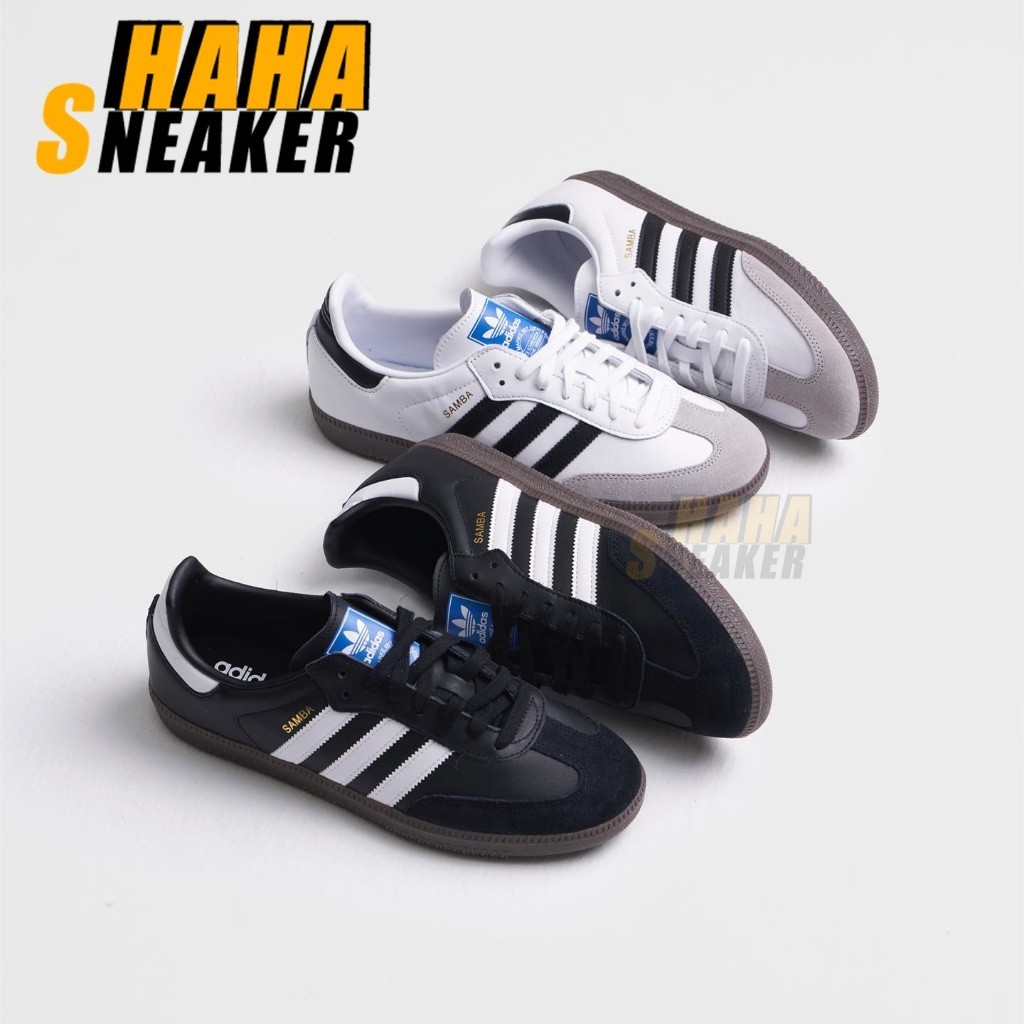 韓國代購 Adidas Originals Samba OG 黑白灰 白藍 黑白 麂皮 B75807 B75806
