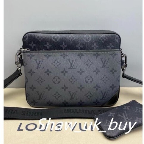 正品現貨 LV 路易尉登 M69443 TRIO MESSENGER 信差袋 麻將包 三合一 男生 郵差包