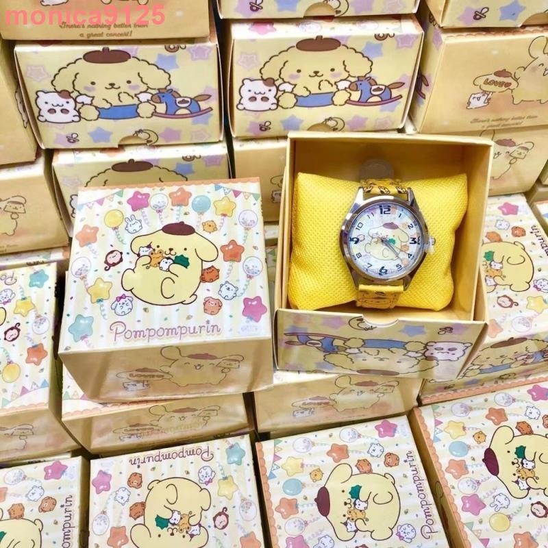 「森瑤🐽限時活動」兒童手錶 石英錶 可愛美樂蒂 庫洛米手錶 女孩指針手錶 兒童禮物