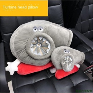 特惠促銷🌌汽車渦輪抱枕頭枕車用改裝枕頭靠枕TURBO渦輪公仔NOS創意個性
