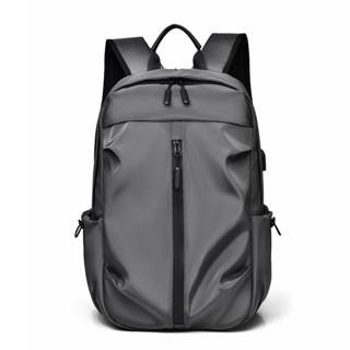 Yelly's~Shop新款雙肩包男士大容量輕便防水旅行背包商務電腦包休閒簡約書包