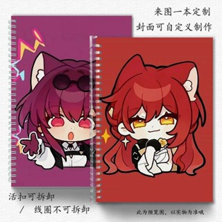 星穹鐵道周邊 星穹鐵道Q版系列金屬活釦筆記本記事英語橫線網格b5a5a6封面定製 崩壞星穹鐵道周邊 星鐵新款周邊