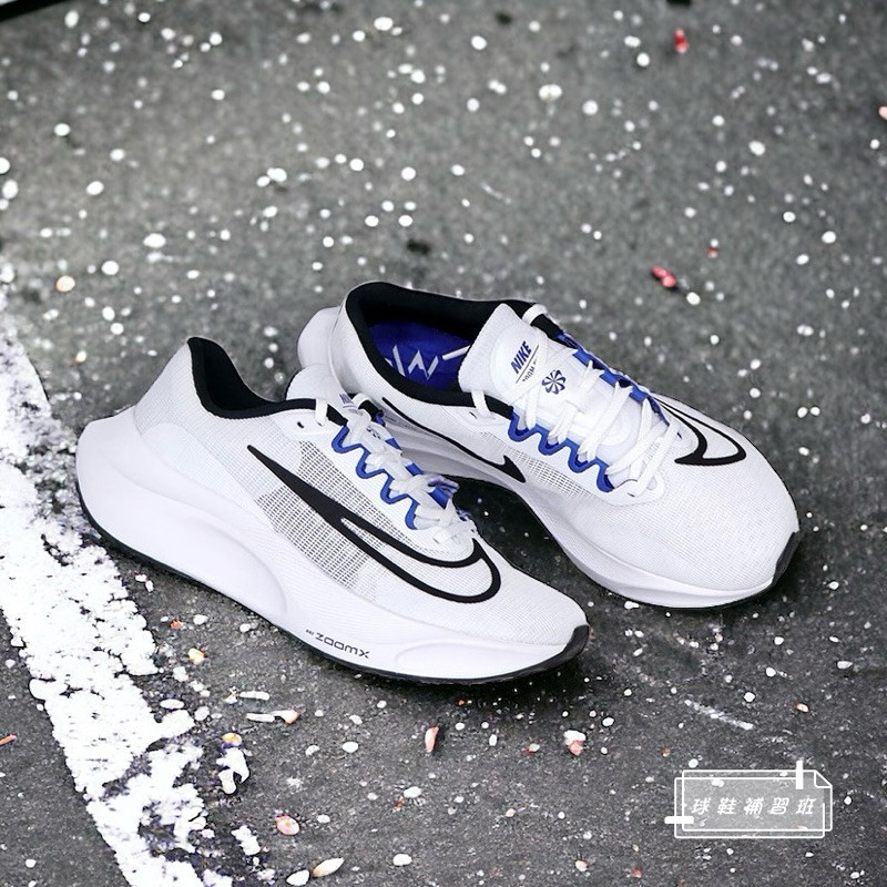 【正品】NIKE ZOOM FLY 5 白藍 緩震 透氣 男 慢跑鞋 走路鞋 AIR 訓練鞋 DZ2769-101