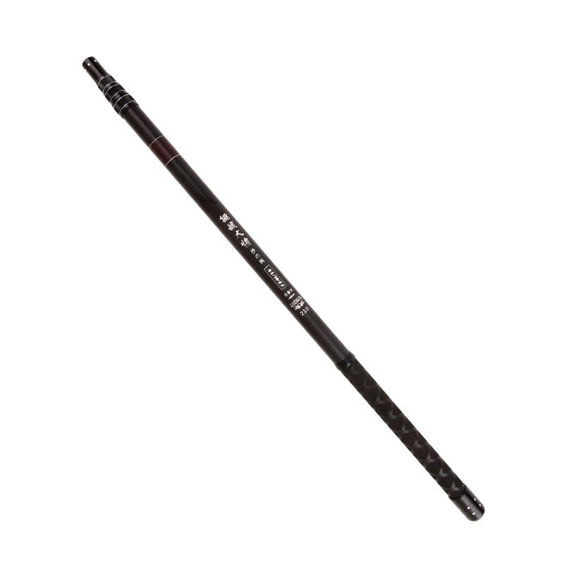 適用碳素迷你抄網竿短節2.4米2.7米 3米定位伸縮桿超硬超輕便攜超短桿
