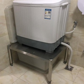 廚房置物架落地不銹鋼單層整理架廚房用品儲物架微波爐收納架一層