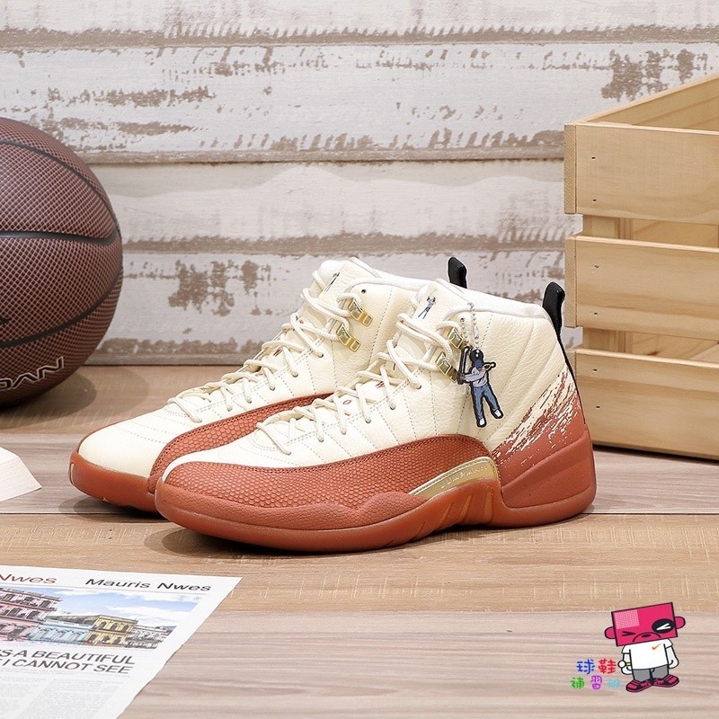 {正品}NIKE AIR JORDAN 12 x EASTSIDE GOLF 磚紅 高爾夫聯名 DV1758-108