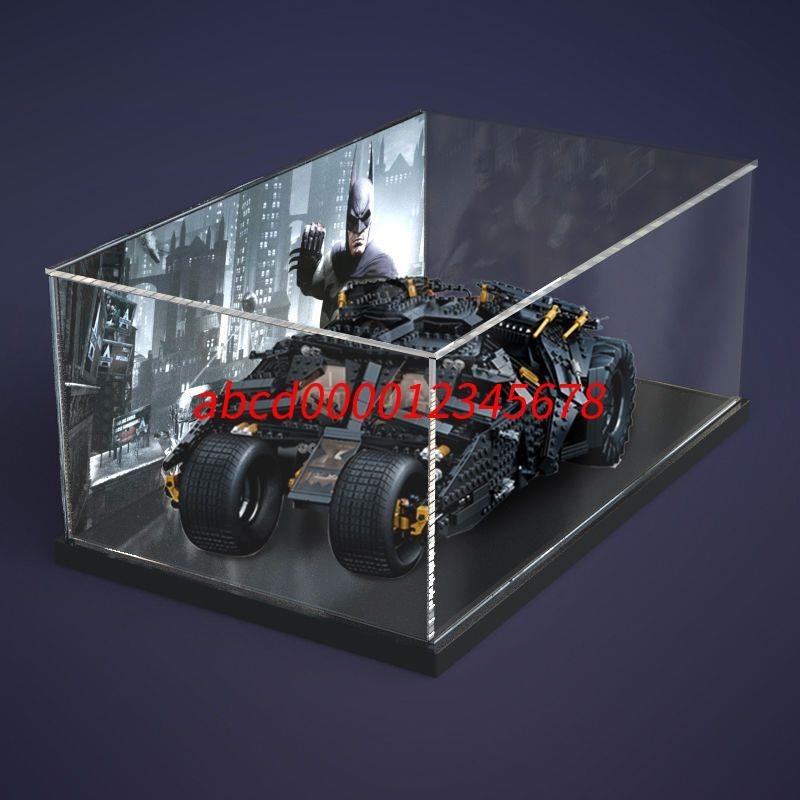 *熱銷上新#展示盒 適用樂高76240超級英雄系列黑暗騎士大蝙蝠車亞克力收納盒