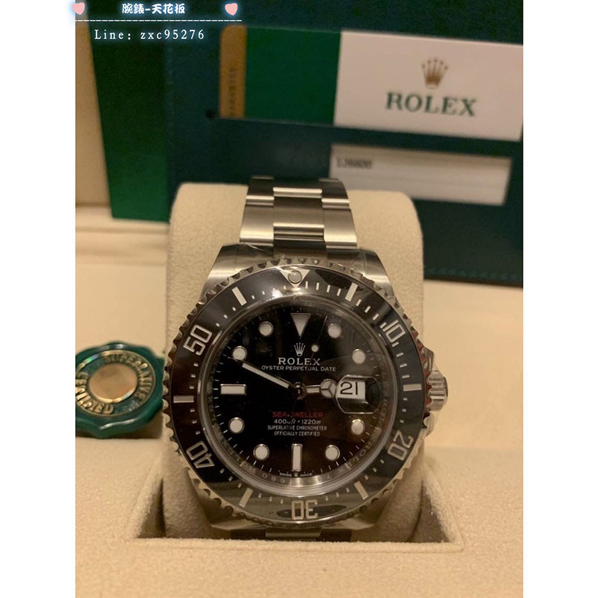Rolex 勞力士 126600 Mk2 海使 單紅 皇冠版腕錶