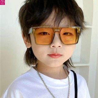 兒童眼鏡 兒童眼鏡太陽鏡時尚潮男女童連體大框遮陽鏡男孩寶寶墨鏡防紫外線