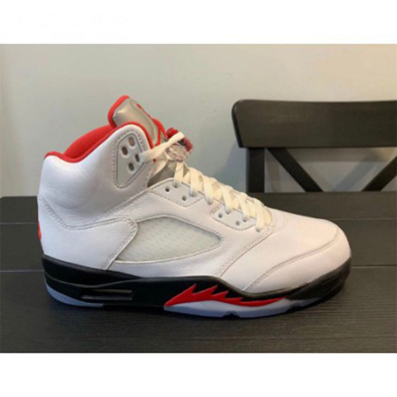 特價款 Air Jordan 5 Fire Red 限量 白紅黑 流川楓 喬丹 五代 籃球潮鞋 440888-102