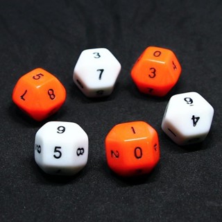 多面骰子 骰子 0-9數字色子多面篩子十面骰子兒童玩具桌遊配件數學教學早教教具