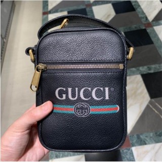 GUCCI Logo简约 百搭 斜背包 肩背包 腰包 574803 男女款 現貨