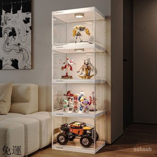 免運/含稅 【亞剋力】手辦展示櫃玩具模型防塵展示架亞剋力透明樂高置物架 手辦展示櫃 展示櫃 模型展示櫃 展示架 置物架