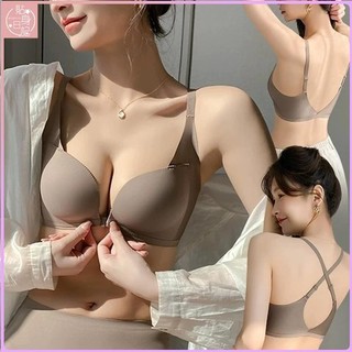 ✨貼身日記✨前扣式內衣女士 小胸集中爆乳內衣 收副乳防下垂內衣 無痕美背內衣 2026新款爆款內衣