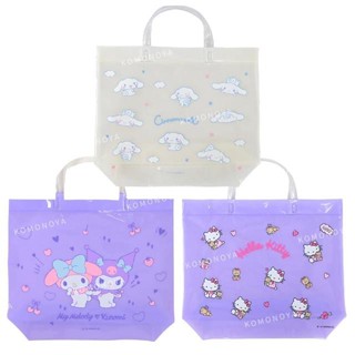 【現貨】小禮堂 Sanrio 三麗鷗 PVC防水海灘袋 (滿版 炎夏企劃) Kitty 大耳狗 美樂蒂