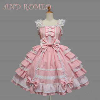 新款優惠lolita公主洋裝宮廷風蕾絲蝴蝶結cosplay禮服連衣裙