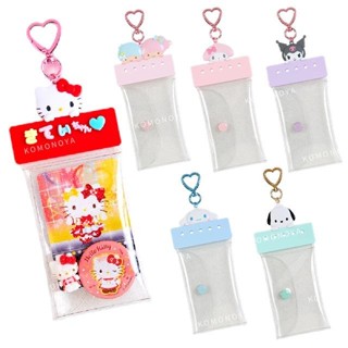 【現貨】小禮堂 Sanrio 三麗鷗 文字拼圖透明收納包 (探頭 偶像應援) Kitty 大耳狗 帕恰狗