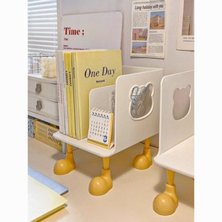 【全臺灣抖音小紅書最低價】書立架桌麵ins高顔值簡約書架桌麵收納手提固定書本夾雜物置物架