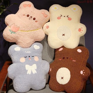 高顏值🌈午睡枕 趴枕 餅幹熊抱枕 公仔 毛絨玩具可愛小熊 沙發靠墊 辦公室午睡趴枕娃娃小枕頭 卡通抱枕 靠墊 多功能