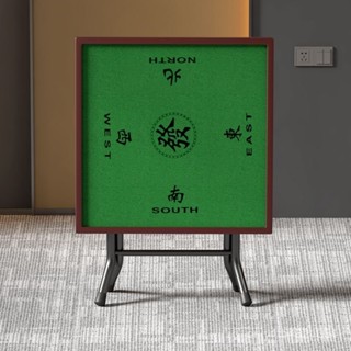 折疊桌-可折疊麻將桌象棊桌麵闆簡易餐桌臺傢用手動宿捨多功能桌子正方形疊桌 折疊餐桌 折疊收納桌 展示桌 收納桌 書桌