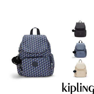 Kipling『猴子包』掀蓋拉鍊後背包-CITY ZIP MINI(多款任選)FW24L1