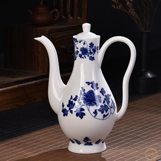 創意 仿古 分酒器 中式 分酒壺 家用 白酒 陶瓷 酒具 酒杯 青花瓷 父親節 禮物小宅家居