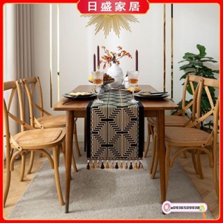 【日盛家居】桌旗 北歐Ins風桌旗 美式長條茶几餐桌布 鞋櫃蓋巾 電視櫃蓋巾 中式桌旗布 長桌布 長條桌巾 輕奢桌旗
