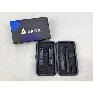 APEX 5件式修容組 4件組修甲美容 美甲修甲工具組 碳鋼電鍍指甲剪 指甲刀 不鏽鋼指甲銼刀 股東會紀念品