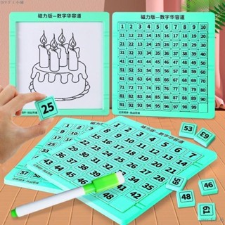 兒童磁力數字華容道幼兒園最強大腦玩具大童拼圖8到12歲啟蒙教育DIY手工坊