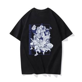 青少年t恤短袖日系復古海賊王聯名款ifashion男士百搭情侶上衣t恤【美好】