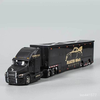 🔥汽車模型 美馳圖車模 1:64汽車模型 拖頭貨櫃車 MACK ANTHEM 馬剋拖車模型 模擬汽車模型 閤金汽車模型