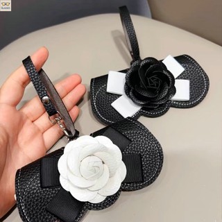 眼鏡盒 時尚氣質大花朵皮質便攜眼鏡掛包高級感墨鏡包眼鏡盒太陽鏡收納袋
