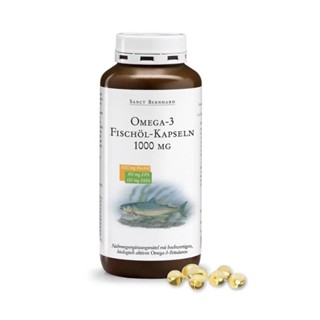 【臺灣優選】德國進口Sanct Bernhard omega-3深海魚油中老年DHA EPA 220粒 FY2X