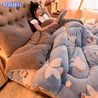 🟣梓茵商行🟣【暖暖被】2-10斤可選 法蘭絨棉被 羊羔絨棉被 法蘭絨被子 法蘭絨鋪棉暖暖被 棉被 保暖 冬被 厚被子
